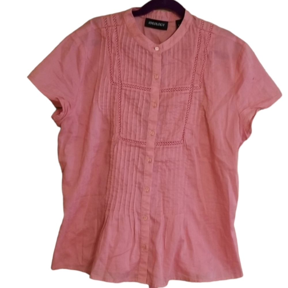 IDEOLOGY pink top size 10